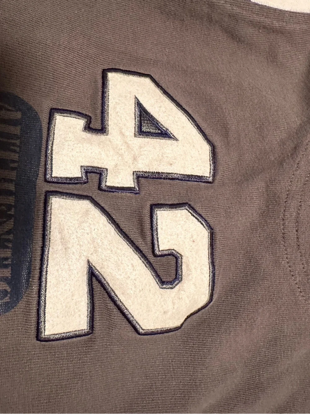 Covington Kids Two-Tone Brown & Cream Long Sleeve Rugby Polo-NWOT Size 24M